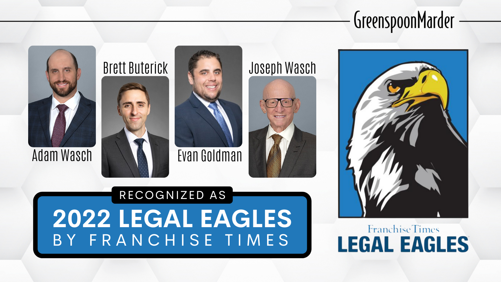 Four Greenspoon Marder Attorneys Recognized As 2022 Legal Eagles By