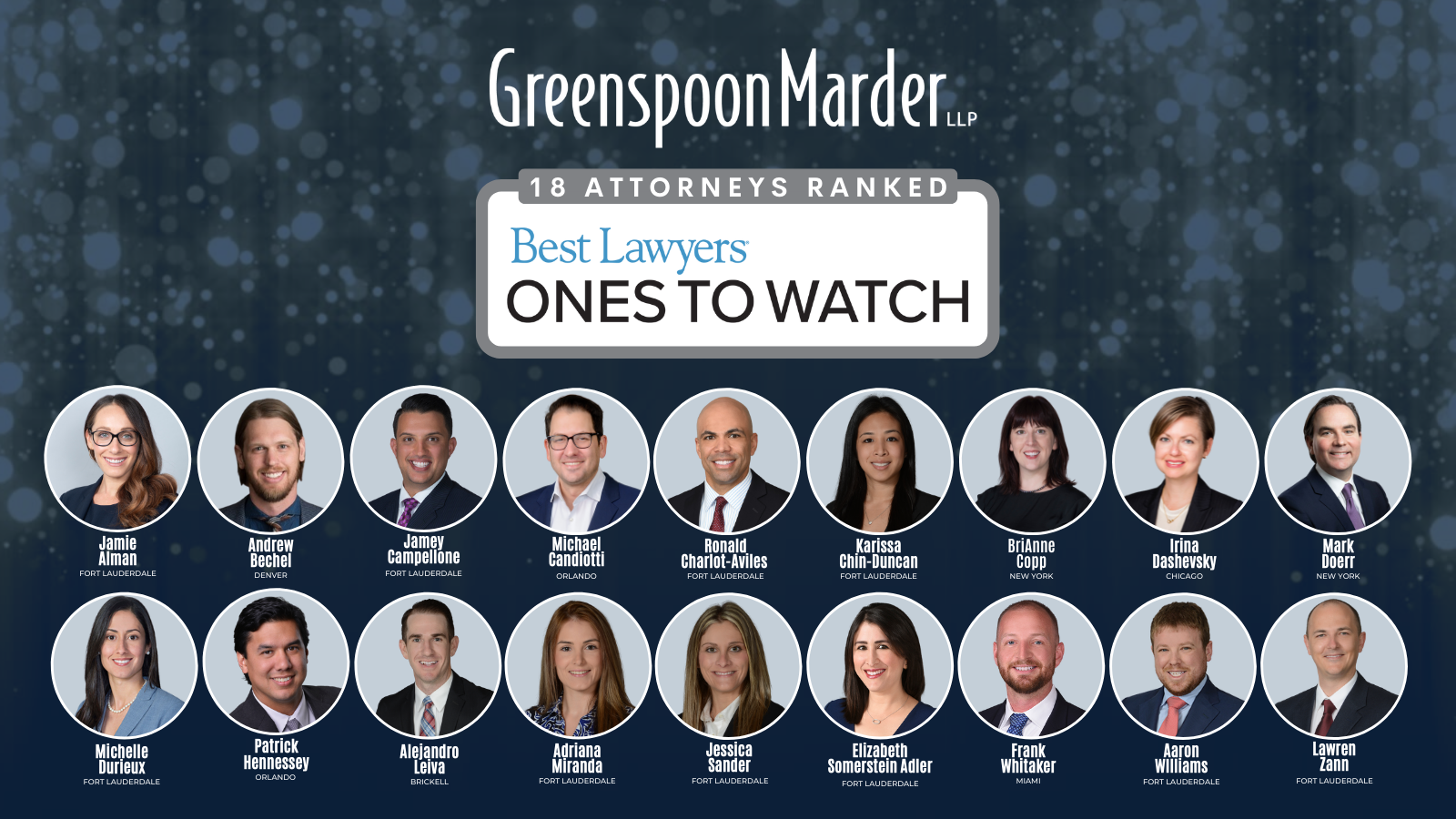 18 Greenspoon Marder Attorneys Listed In The Best Lawyers In America